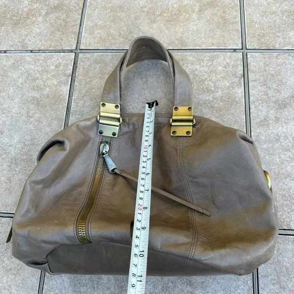 Hobo Derby Calfskin Leather Satchel